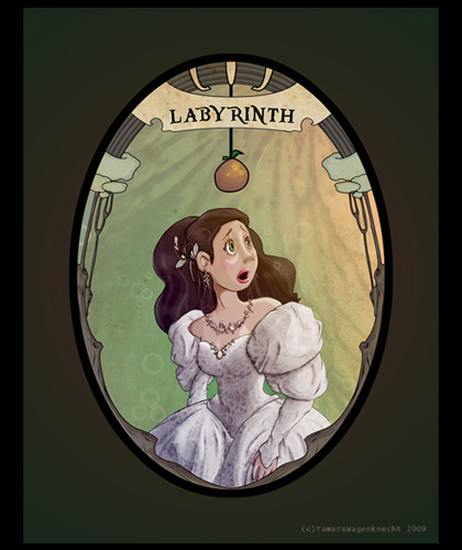 Labyrinth FA|2009|Photoshop + Cintiq|I love this movie.  David Bowie is the man of my dreams and no one will every replace him.  ::stares at Hollywood::